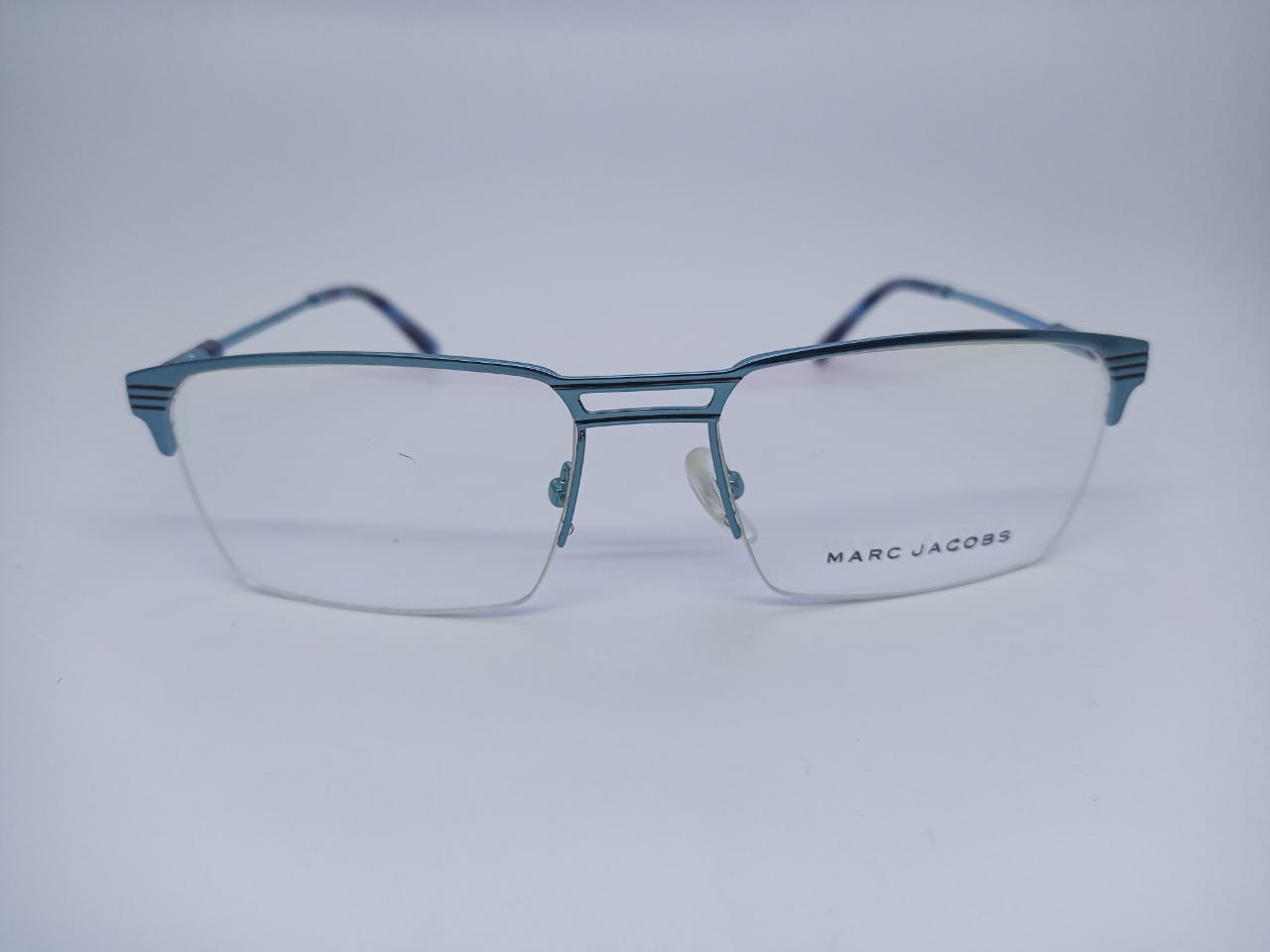 Matel square blue - Side View